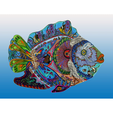 Happy Blue Fish